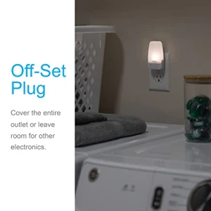 Светодиодный ночник с датчиком сумерек, теплый белый, GE