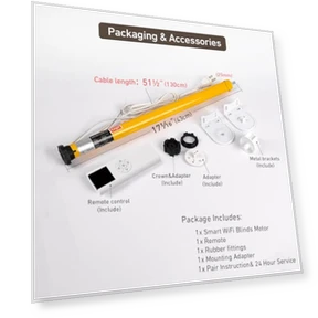 Мотор для умных жалюзи с Wi-Fi — Сотовые шторы, Rollerhouse