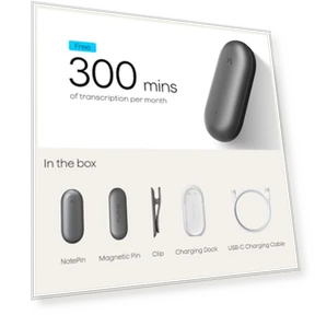 Голосовой диктофон с ИИ-транскрипцией и суммаризацией — Цифровые диктофоны, Plaud