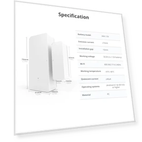 Беспроводной датчик открытия двери или окна — Домашние системы безопасности, Sonoff