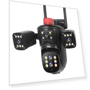 20MP WIFI IP Камера с пятью линзами и четырьмя экранами — Камеры наблюдения, DIDSeth