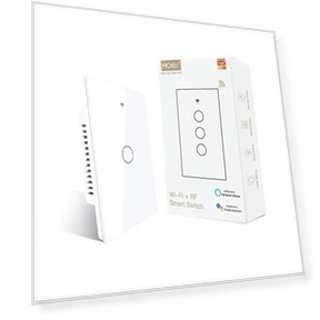 Сенсорный настенный выключатель с управлением по Wi-Fi — Элементы управления для вентиляторов, MOES
