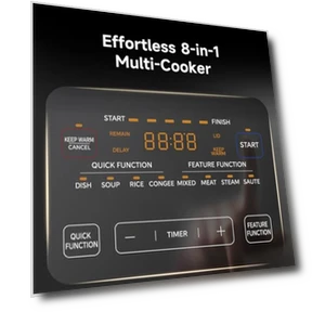 Электрическая скороварка 8-в-1 с двумя кастрюлями — Мультиварки, Midea