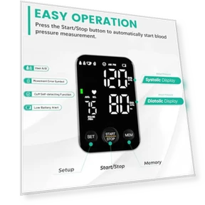 Монитор артериального давления на плечо — Мониторы артериального давления, Oklar