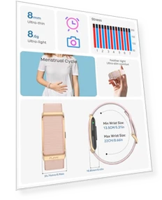 Умный браслет для отслеживания здоровья и фитнеса — Браслеты и клипсы, PJIVE