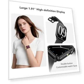 Умные часы с сенсорным экраном, мониторингом здоровья и 100+ спортивными режимами — Умные часы, Blackview