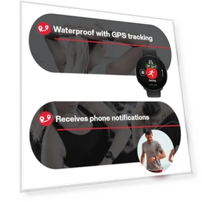 Водонепроницаемый фитнес-трекер с GPS и мониторингом здоровья — Умные часы, Polar