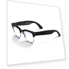 Умные очки с камерой 8 МП, 4K видео, Bluetooth-аудио, ИИ-ассистентом, переводом в реальном времени и распознаванием... — Очки и аксессуары, KWENRUN