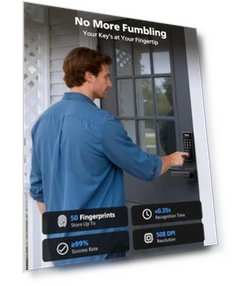 Встроенный смарт-замок с Wi-Fi и двумя уровнями для входной двери — Электромагнитные замки, Philips