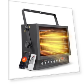 Электрический потолочный обогреватель для гаража с Wi-Fi и пультом ДУ — Керосиновые обогреватели, Riseon