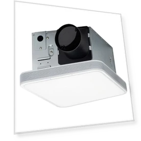 Умный вентилятор для ванной комнаты с голосовым помощником Alexa, светодиодной подсветкой с изменением цвета и... — Потолочные вентиляторы, Homewerks Worldwide