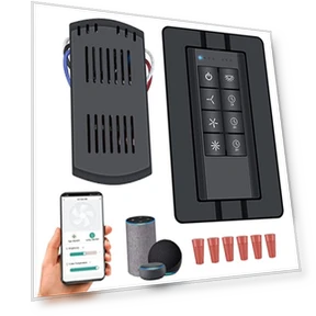 Универсальный комплект дистанционного управления потолочным вентилятором с поддержкой Wi-Fi — Элементы управления для вентиляторов, Breeze Bay