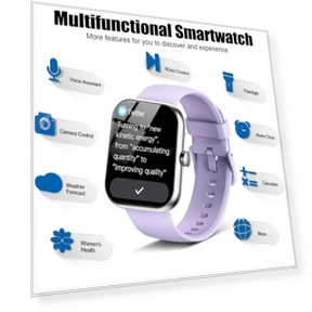 Умные часы для мужчин и женщин, фитнес-трекер для бега с HD-экраном (приём/совершение звонков), водонепроницаемые IP68,... — Умные часы, Coucur