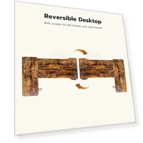 Угловой электрический стол с регулируемой высотой — Крепления для мониторов, Acrolix