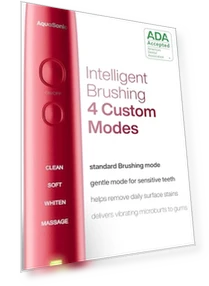 Ультраотбеливающая электрическая зубная щетка — Ультразвуковые, AquaSonic