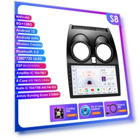 Восьмиядерный 2 DIN интеллектуальный автомобильный мультимедийный плеер с GPS навигацией — Автомобильные навигаторы, Hizpo