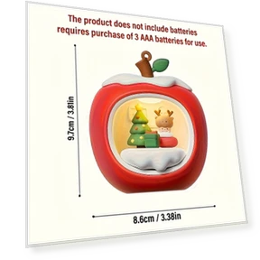 Смарт-ночник в форме яблока для рабочего стола — Оригинальные светильники, Aura Living