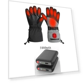 Электрические перчатки с подогревом и сенсорным экраном — Перчатки, SportSurge