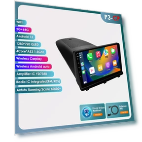 Интеллектуальная автомобильная магнитола с CarPlay и Android 12 — Автомобильные навигаторы, Hizpo