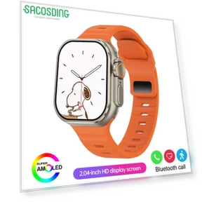 Смарт-часы с GPS и AMOLED экраном — Умные часы, SACOSDING