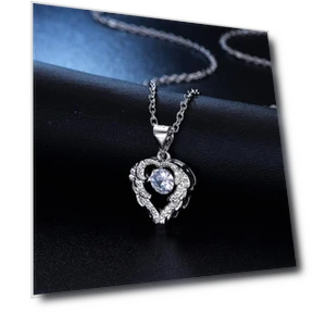 Умный кулон в форме сердца океана — Умные украшения, Lucky Star Jewelry