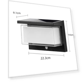 Солнечная светодиодная лампа для улицы с датчиком движения — Прожекторы и охранное освещение, HIMO Group