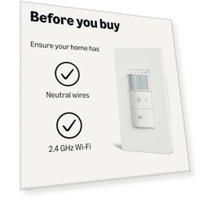 Умный выключатель с датчиком движения и диммером, 3-позиционный — Диммеры, Amazon Basics