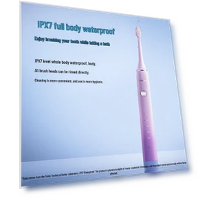 Умная электрическая зубная щетка с ультразвуковой технологией — Звуковые зубные щетки, FLYCO