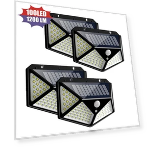 Солнечная светодиодная лампа для улицы с датчиком движения — Прожекторы и охранное освещение, Keep Health Care