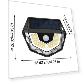 Солнечная настенная лампа с датчиком движения — Прожекторы и охранное освещение, HIMO Group