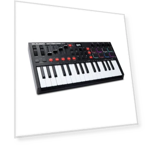 MIDI-клавиатура с программным обеспечением для создания музыки — Контроллеры MIDI, M-Audio