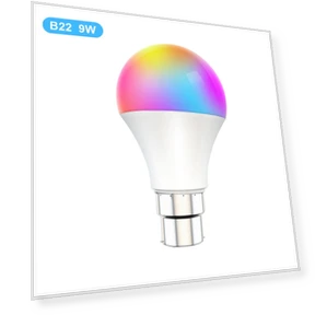 Умная светодиодная лампа с регулируемой яркостью и RGB — Светодиодные, Tuya