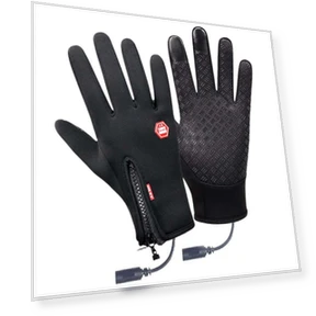 Перчатки с подогревом, сенсорные, с USB-подогревом, для занятий спортом, полнопалые, лыжные, велосипедные — Перчатки и варежки, Beauty Look