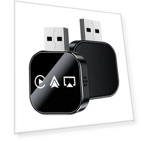 3-в-1 беспроводной адаптер Carplay для iPhone, преобразование проводного в беспроводное, миниатюрный размер, подключение... — Автомагнитолы, Super shoes Mall