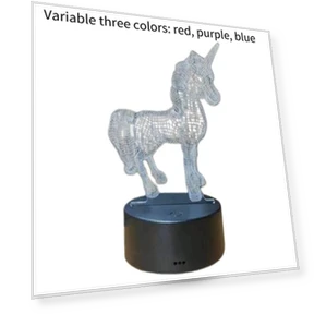 Светодиодный акриловый ночник с сенсорным управлением и пультом ДУ — Ночники, CopperKettle