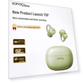 Наушники с костной проводимостью и искусственным интеллектом — Внутриканальные наушники, Saina