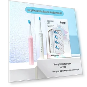 Детская умная ультразвуковая электрическая зубная щетка — Электрические зубные щетки для детей, Sakykids