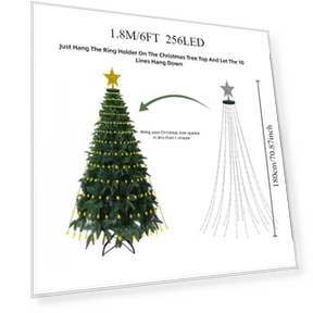 Гирлянда для новогодней ёлки с фигурой звезды — Ёлки, Build My Home