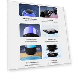 Умная Bluetooth-колонка с подсветкой — Портативные колонки с Bluetooth, Xiaodu