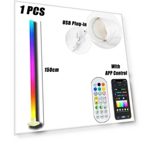 Угловые напольные светильники с изменяемыми цветами — Оригинальные светильники, HIMO Group