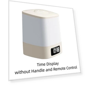 Диммируемая светодиодная настольная лампа с часами и ночником — Ночники, Zhiruei