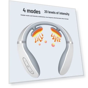 Мини-умный массажер для шеи с пульсацией — Массажеры для спины, MingZhen