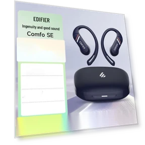 Наушники с открытым дизайном для спорта и переводом на основе ИИ — Внутриканальные наушники, EDIFIER