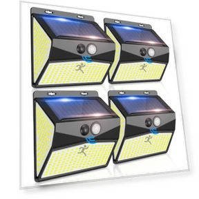 Уличный солнечный светильник с датчиком движения — Прожекторы и охранное освещение, UniqueFire