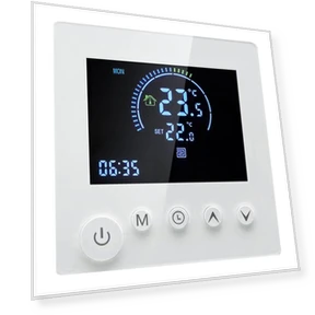 Программируемый умный настенный термостат с сенсорным ЖК-дисплеем и кнопками для электрического подогрева и теплого пола — Управление HVAC, 3d printing machine