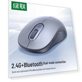 Бесшумная беспроводная мышь с двумя режимами работы — Игровые мыши, UGREEN