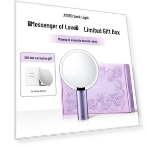 Умное настольное зеркало для макияжа с симуляцией дневного света — Ручные, AMIRO