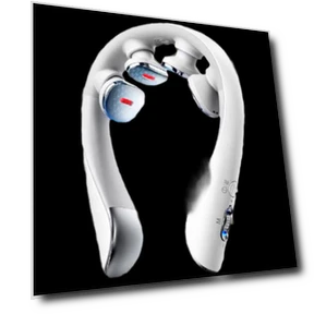 Умный массажер для шеи с подогревом и импульсным воздействием — Массажеры для спины, SKG