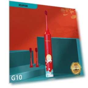Умная электрическая зубная щетка с ультразвуковой технологией — Сменные насадки для зубных щеток, ROAMAN