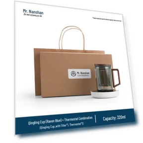 Умный термостатический стеклянный стакан для заваривания чая — Подогреватели напитков, Nanshan